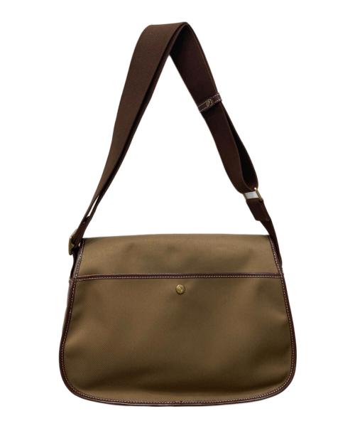 HUNTING WORLD（ハンティングワールド）HUNTING WORLD (ハンティングワールド) キャンバスメッセンジャーバッグ ベージュの古着・服飾アイテム