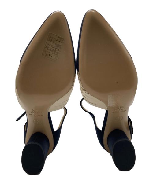 GIORGIO ARMANI（ジョルジョアルマーニ）GIORGIO ARMANI (ジョルジョアルマーニ) セパレートパンプス ネイビー×ホワイト サイズ:35　2/1の古着・服飾アイテム