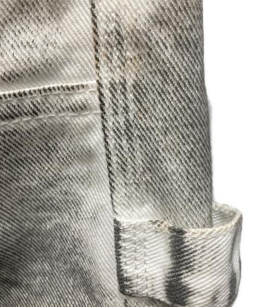 BEAMS（ビームス）BEAMS (ビームス) FUTURE ARCHIVE FADE DOUBLE KNEE DENIM PANTS/フューチャー アーカイブ フェード ダブルニー デニム パンツ グレー サイズ:Mの古着・服飾アイテム