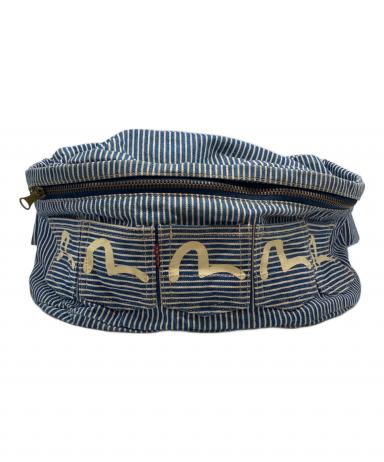 中古・古着通販】EVISU (エヴィス) ヒッコリーデニムウエストバッグ