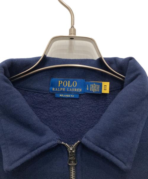 POLO RALPH LAUREN（ポロ・ラルフローレン）POLO RALPH LAUREN (ポロ・ラルフローレン) リラックスフィット ロゴカラードスウェットシャツ ネイビー サイズ:Lの古着・服飾アイテム