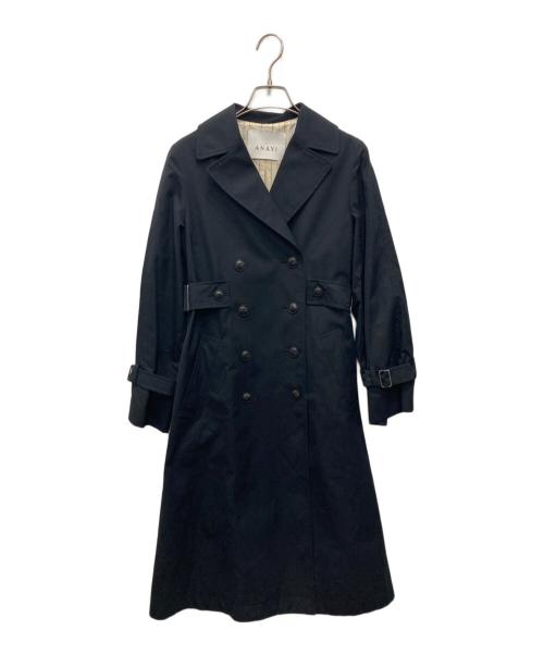ANAYI（アナイ）ANAYI (アナイ) トレンチコート ブラック サイズ:34の古着・服飾アイテム