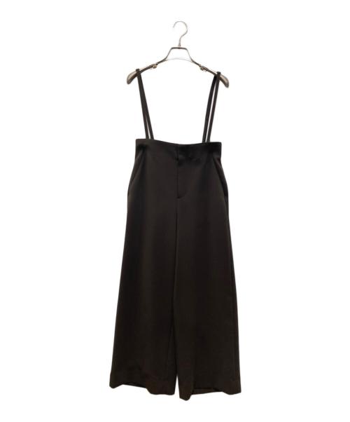 ANAYI（アナイ）ANAYI (アナイ) ソフトパウダリーサスペンダーパンツ ブラウン サイズ:36の古着・服飾アイテム