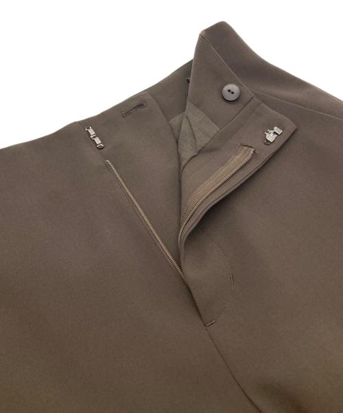 ANAYI（アナイ）ANAYI (アナイ) ソフトパウダリーサスペンダーパンツ ブラウン サイズ:36の古着・服飾アイテム