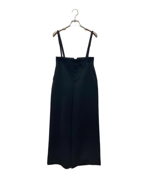 ANAYI（アナイ）ANAYI (アナイ) ソフトパウダリーサスペンダーパンツ ブラック サイズ:36の古着・服飾アイテム