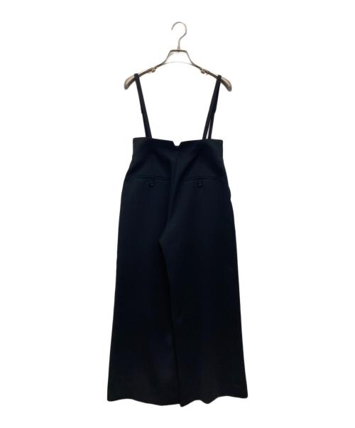 ANAYI（アナイ）ANAYI (アナイ) ソフトパウダリーサスペンダーパンツ ブラック サイズ:36の古着・服飾アイテム