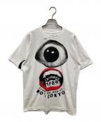 TAGS WKGPTY×TAJIMA KAZUNALIタグスワーキングパーティー×）の古着「半袖Tシャツ」｜ホワイト