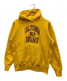 Champion×STANDARD CALIFORNIA（チャンピオン×スタンダードカリフォルニア）の古着「リバースウィーブパーカー」｜イエロー