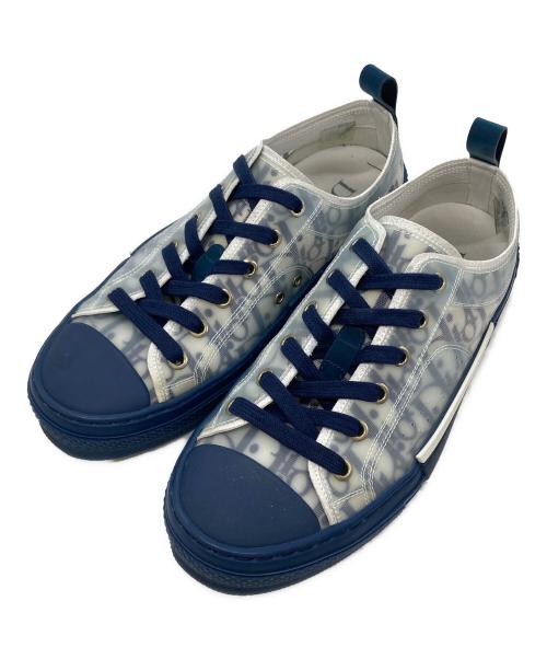 Dior（ディオール）Dior (ディオール) B23 リーグ ロートップスニーカー ホワイト×ネイビー サイズ:38の古着・服飾アイテム