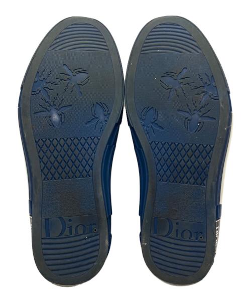 Dior（ディオール）Dior (ディオール) B23 リーグ ロートップスニーカー ホワイト×ネイビー サイズ:38の古着・服飾アイテム