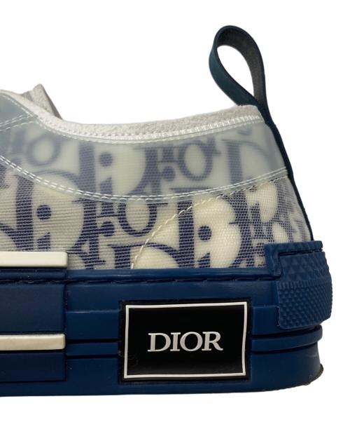 Dior（ディオール）Dior (ディオール) B23 リーグ ロートップスニーカー ホワイト×ネイビー サイズ:38の古着・服飾アイテム