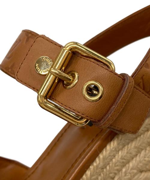 LOUIS VUITTON（ルイ ヴィトン）LOUIS VUITTON (ルイ ヴィトン) エスパドリーユ ベージュ サイズ:36 1/2の古着・服飾アイテム