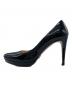 PRADA (プラダ) エナメルヒールパンプス ブラック サイズ:37：7000円