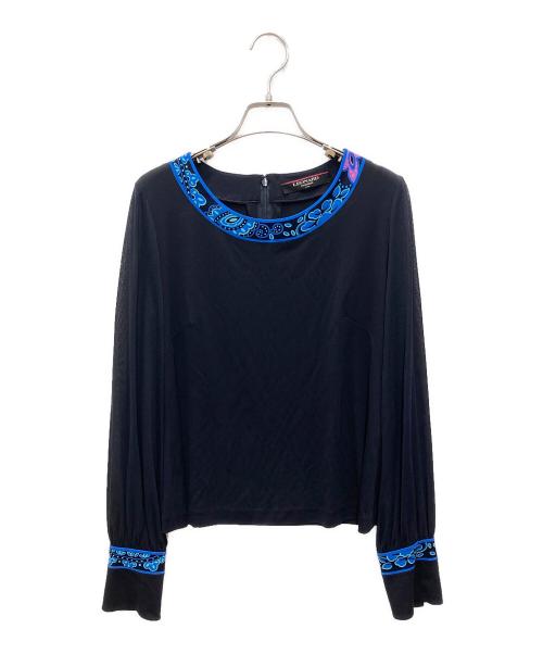 LEONARD（レオナール）LEONARD (レオナール) カットソー ブラック サイズ:LLの古着・服飾アイテム