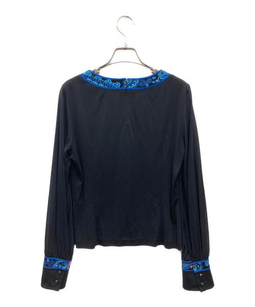 LEONARD（レオナール）LEONARD (レオナール) カットソー ブラック サイズ:LLの古着・服飾アイテム