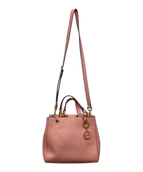 MICHAEL KORS（マイケル・コース）MICHAEL KORS (マイケル・コース) 2WAYバッグ ピンクの古着・服飾アイテム