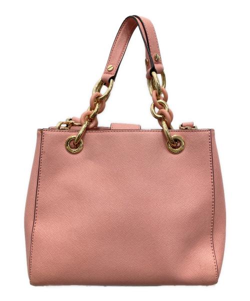 MICHAEL KORS（マイケル・コース）MICHAEL KORS (マイケル・コース) 2WAYバッグ ピンクの古着・服飾アイテム
