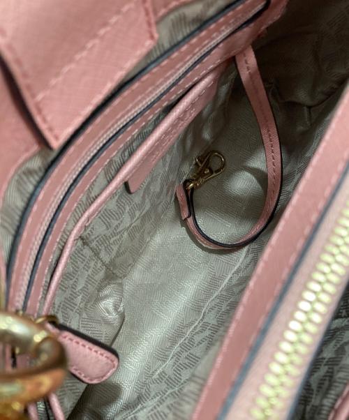 MICHAEL KORS（マイケル・コース）MICHAEL KORS (マイケル・コース) 2WAYバッグ ピンクの古着・服飾アイテム
