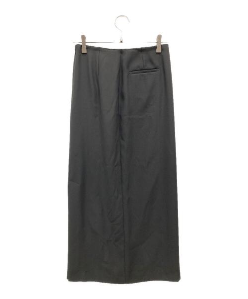 Demi-Luxe Beams（デミルクス ビームス）Demi-Luxe BEAMS (デミルクス ビームス) ジョーゼット Iライン スカート グレー サイズ:36の古着・服飾アイテム