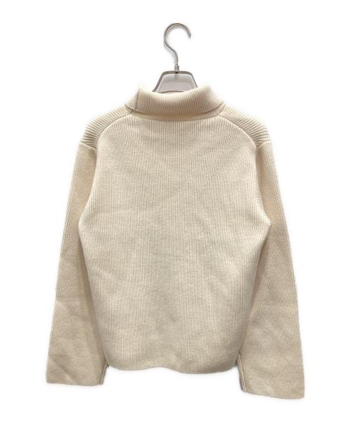 DES PRES（デ プレ）DES PRES (デ プレ) セミウーステッドウール ハイネックプルオーバー アイボリー サイズ:Fの古着・服飾アイテム