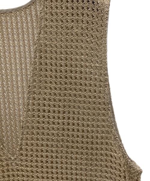 Spick and Span（スピック＆スパン）Spick and Span (スピック＆スパン) 絡み織りメッシュレースベスト ベージュ サイズ:F 未使用品の古着・服飾アイテム