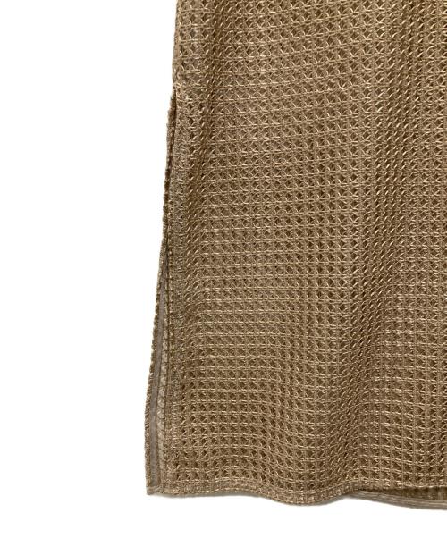 Spick and Span（スピック＆スパン）Spick and Span (スピック＆スパン) 絡み織りメッシュレースベスト ベージュ サイズ:F 未使用品の古着・服飾アイテム