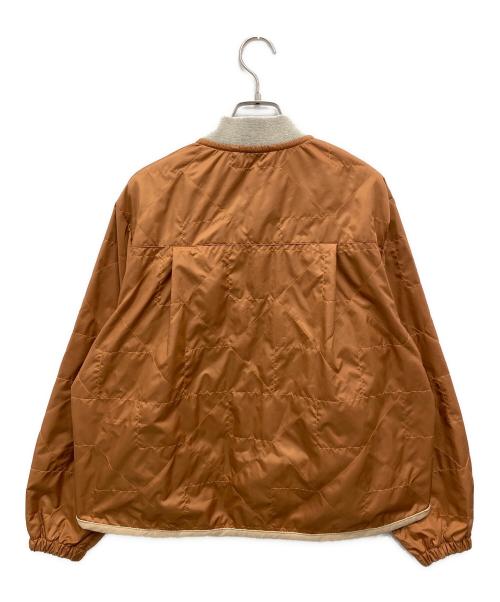 LAVENHAM（ラベンハム）LAVENHAM (ラベンハム) Unwadded Bomber Jacket/アンワデッド ボンバー ジャケット ベージュ サイズ:Mの古着・服飾アイテム