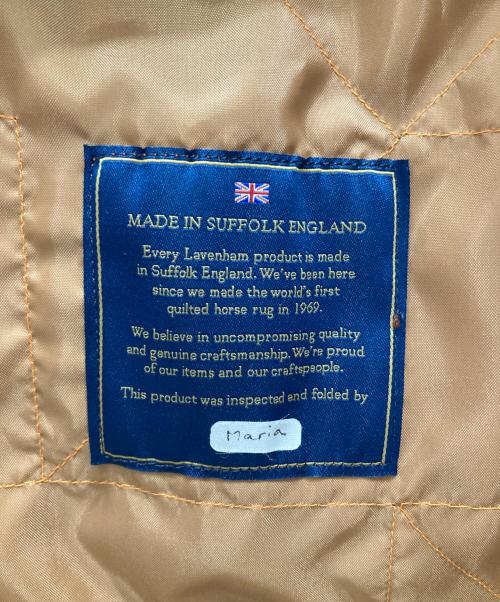 LAVENHAM（ラベンハム）LAVENHAM (ラベンハム) Unwadded Bomber Jacket/アンワデッド ボンバー ジャケット ベージュ サイズ:Mの古着・服飾アイテム