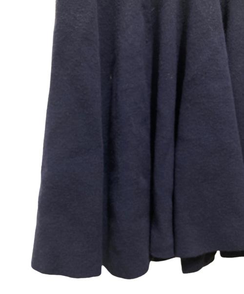 Snidel（スナイデル）Snidel (スナイデル) エンブロイダリーカラーニットマーメイドワンピース ネイビー サイズ:FREEの古着・服飾アイテム