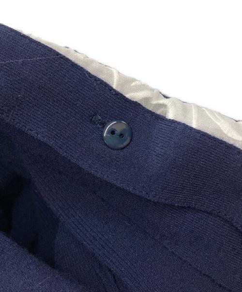 Snidel（スナイデル）Snidel (スナイデル) エンブロイダリーカラーニットマーメイドワンピース ネイビー サイズ:FREEの古着・服飾アイテム
