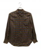 COMME des GARCONSコムデギャルソン）の古着「チェックシャツ」｜ベージュ
