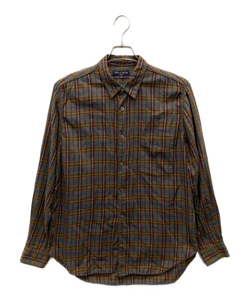 COMME des GARCONS（コムデギャルソン）COMME des GARCONS (コムデギャルソン) チェックシャツ ベージュ サイズ:Mの古着・服飾アイテム