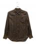 COMME des GARCONS（コムデギャルソン）の古着「チェックシャツ」｜ベージュ
