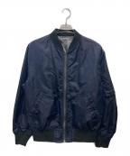 JOURNAL STANDARDジャーナルスタンダード）の古着「リバーシブルMA-1ジャケット」｜ネイビー