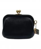 COACHコーチ）の古着「がま口財布」｜ブラック