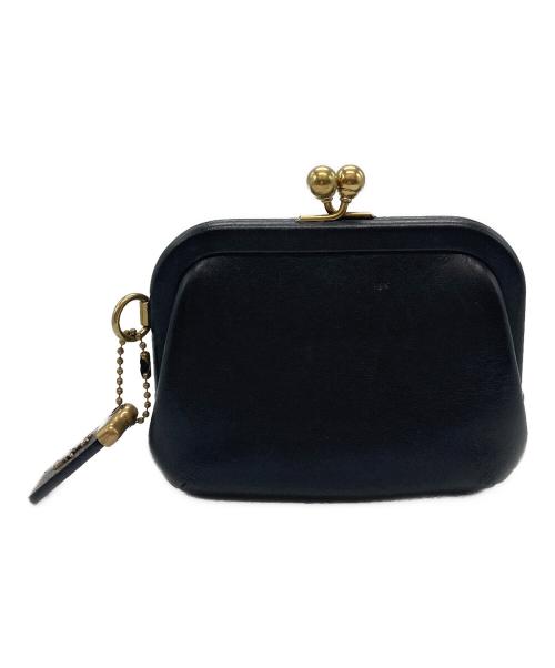 COACH（コーチ）COACH (コーチ) がま口財布 ブラックの古着・服飾アイテム