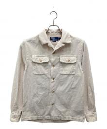 POLO RALPH LAUREN（ポロ・ラルフローレン）の古着「クラシックフィット コーデュロイワークシャツ」｜アイボリー