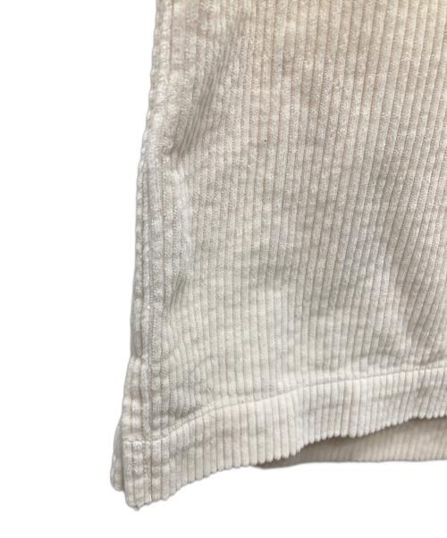 POLO RALPH LAUREN（ポロ・ラルフローレン）POLO RALPH LAUREN (ポロ・ラルフローレン) クラシックフィット コーデュロイワークシャツ アイボリー サイズ:XSの古着・服飾アイテム