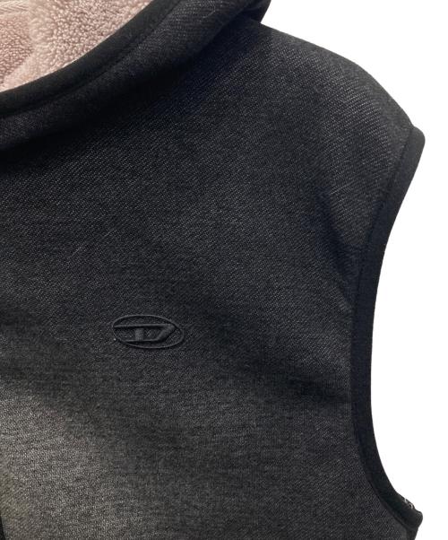 DIESEL（ディーゼル）DIESEL (ディーゼル) S-HAKY/スウェットベスト ブラック サイズ:Lの古着・服飾アイテム