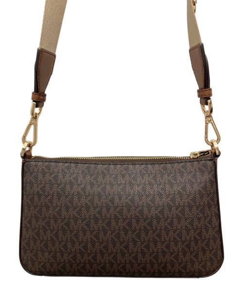 MICHAEL KORS（マイケル・コース）MICHAEL KORS (マイケル・コース) ショルダーバッグ ブラウンの古着・服飾アイテム