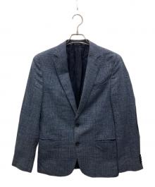 BOSS HUGO BOSS（ボス ヒューゴボス）の古着「エルボーパッチテーラードジャケット」｜ネイビー