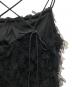 中古・古着 Rosyluce (ロージールーチェ) RIBBON TULLE CAMI DRESS/リボン チュール キャミ ドレス ブラック サイズ:S 未使用品：6000円