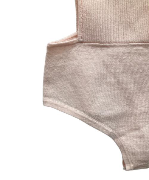 Sea Room lynn（シールームリン）Sea Room Lynn (シールームリン) リネンコンビサイドカットBODYスーツ ピンク サイズ:S 未使用品の古着・服飾アイテム