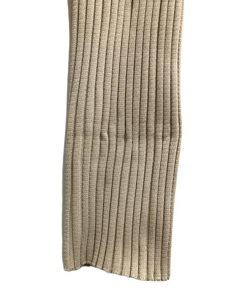 GALLARDA GALANTE（ガリャルダガランテ）GALLARDA GALANTE (ガリャルダガランテ) ペプラムニットカーディガン ベージュ サイズ:Fの古着・服飾アイテム