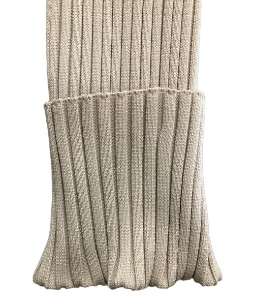 GALLARDA GALANTE（ガリャルダガランテ）GALLARDA GALANTE (ガリャルダガランテ) ペプラムニットカーディガン ベージュ サイズ:Fの古着・服飾アイテム