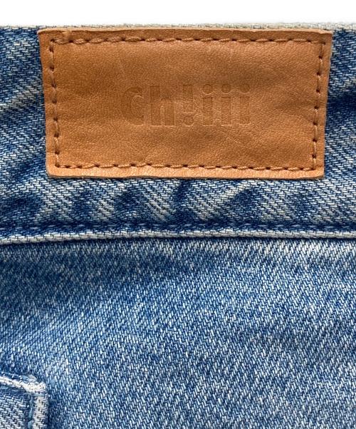 Ch!iii（チー）Ch!iii (チー) Midlize Wide Denim/ミドライズ ワイド デニム インディゴ サイズ:36の古着・服飾アイテム