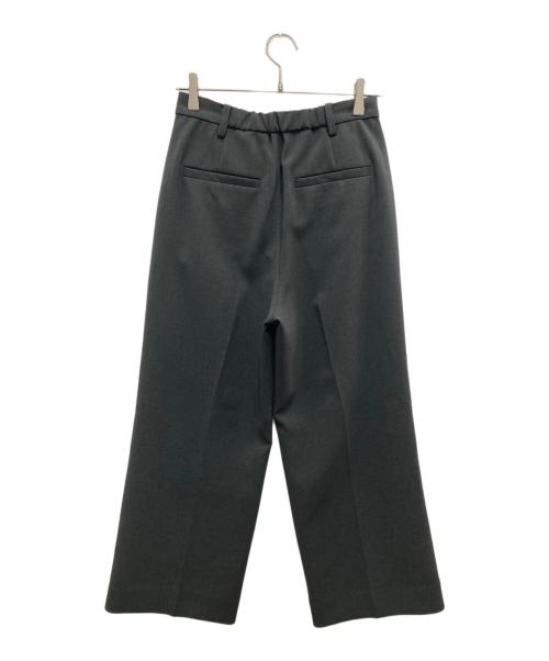 Spick and Span（スピック＆スパン）Spick and Span (スピック＆スパン) ダブルクロスツータックパンツ グレー サイズ:36の古着・服飾アイテム