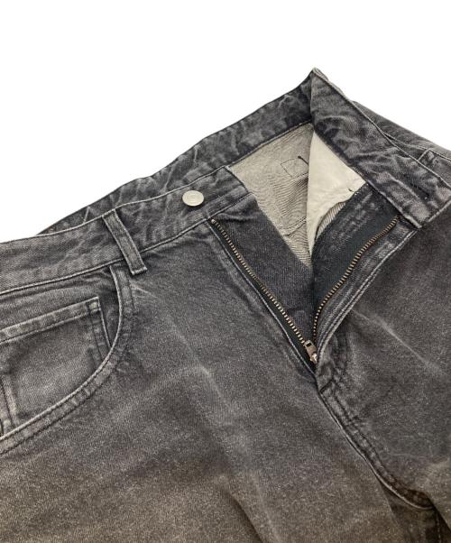 Ch!iii（チー）Ch!iii (チー) Midlize Wide Black Denim/ミドライズ ワイド ブラック デニム ブラック サイズ:36の古着・服飾アイテム