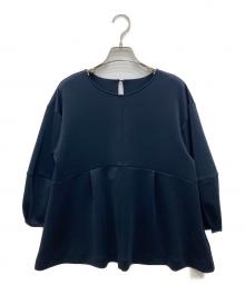 SLOBE IENA（スローブ イエナ）の古着「ダンボールニットプルオーバーカケルスカートセット」｜ネイビー