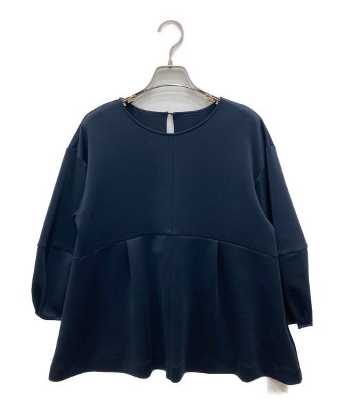 SLOBE IENA（スローブ イエナ）SLOBE IENA (スローブ イエナ) ダンボールニットプルオーバーカケルスカートセット ネイビー サイズ:40 未使用品の古着・服飾アイテム